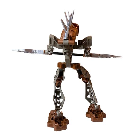 Vintage LEGO BIONICLE Rahkshi PanRahk Brown Orange 8587 Canister Complete Set - Picture 4 of 12